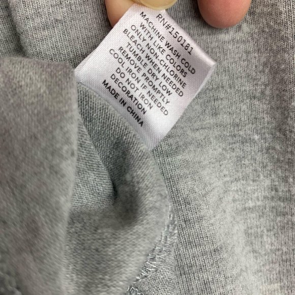 GRAYSON THREADS Gray Pink 'I Love Coffee' Pullover Sweatshirt Sz L - Picture 10 of 10